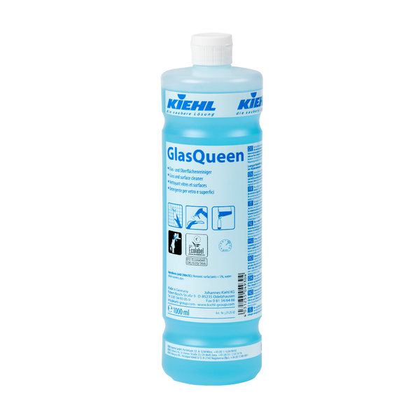 GlasQueen, üveg-és felülettisztítószer, újrahasznosított flakonban (6 db szórófej / karton) - (6x500ml)