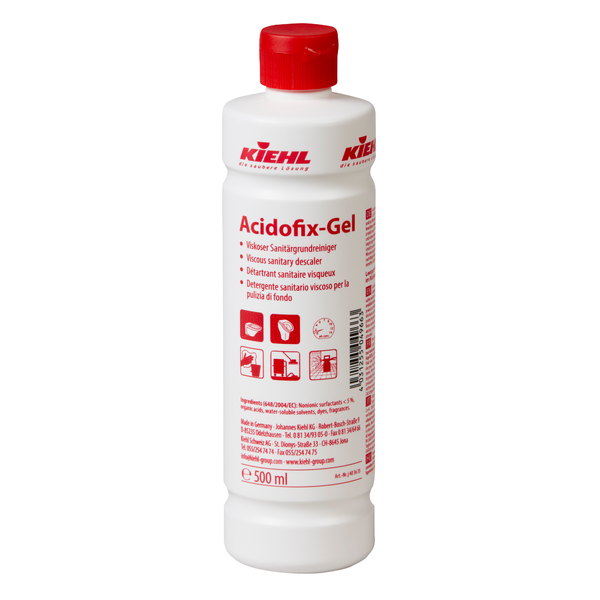 Acidofix-Gel, viszkózus szaniter alaptisztítószer (12x500ml)
