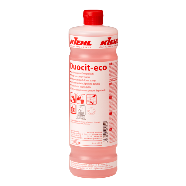 Duocit-eco, szaniter tisztító narancs illattal  (10L)