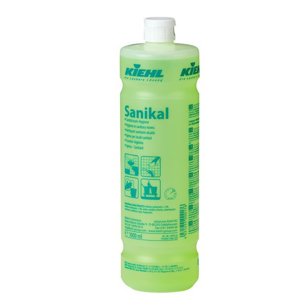 500 ml-es Sanikal DS szóróflakon, üres (6 db aeroszolmentes szórófejjel és 6 db záró kupakkal / karton)