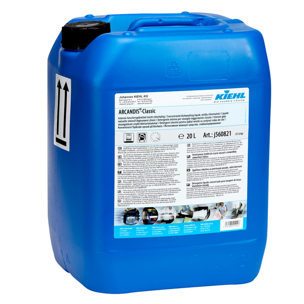 ARCANDIS®-Classic, intenzív gépi mosogatószer enyhe klórtartalommal (20L)