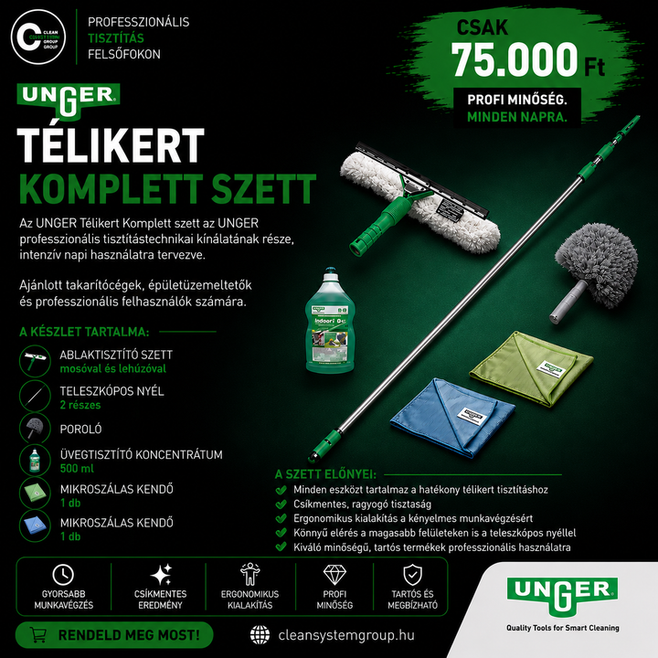 UNGER Télikert Komplett szett