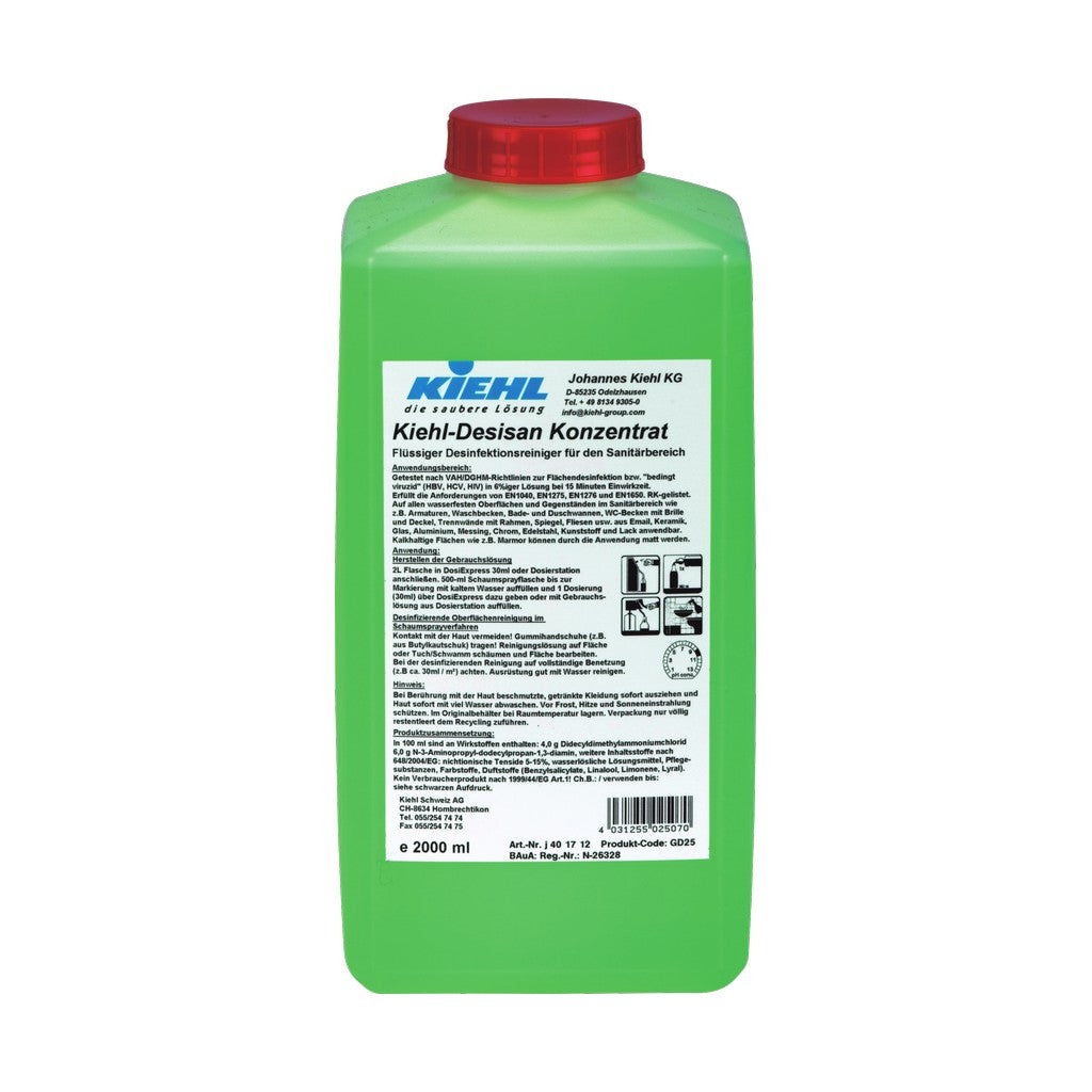 DESISAN KONC. KIEHL, 3X2 L, SZANITERTISZTÍTÓ, FERT