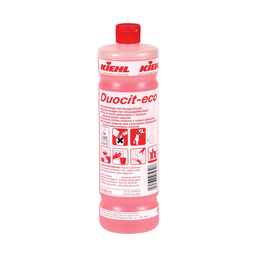 DUOCIT-ECO KIEHL, 1 L, SZANITERTISZTÍTÓ, NARANCS I