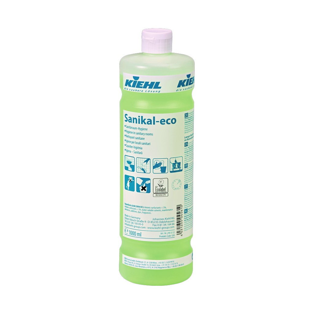 SANIKAL-ECO KIEHL, 1 L, SZANITERTISZTÍTÓ, SAVM,ÖKO